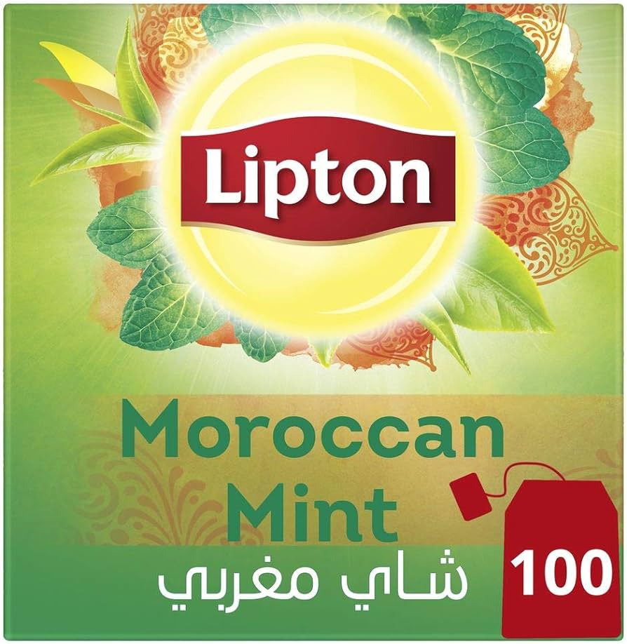 Lptn Moroc.Mint GrnTea Bag100s